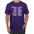 thumbnail image 1 of Wild Bobby, Sacrafice Love Serve Pray Believe Dance Inspirational/Christian Men Graphic Tee, Purple, Medium, 1 of 6