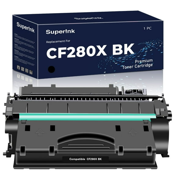 Compatible HP CF280X Black Toner Cartridge (HP 80X) By Superink