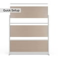 thumbnail image 7 of Luxor Oakwood Modular Wall Room Divider System - 70" W x 70" H, Freestanding, 7 of 7