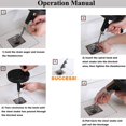 thumbnail image 4 of AMERTEER Plumbing Snake Drain Auger Manual Snake Drain Clog Remover with 23 Ft/9.8Ft Flexible Wire Rope Reusable Drain Cleaner with Non-slip Handle for Bathroom Kitchen, 4 of 11