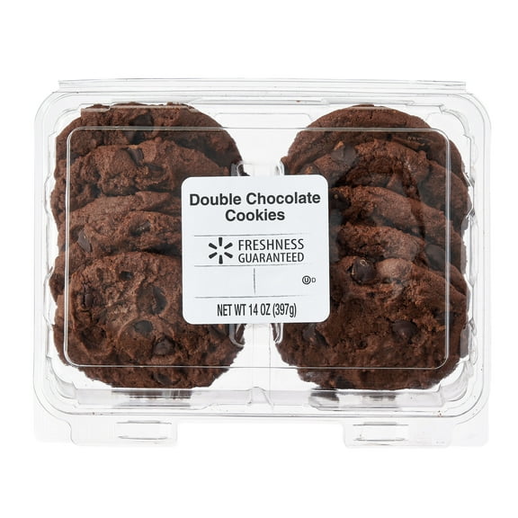 Freshness Guaranteed Double Chocolate Bakery Cookies, 14 oz , 10 Count