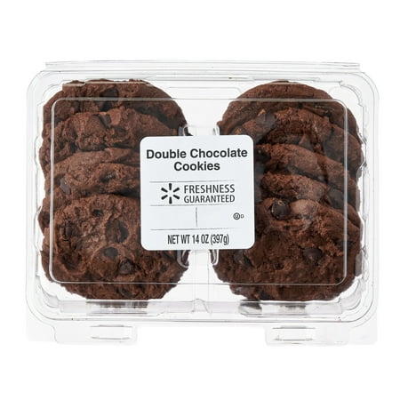 Freshness Guaranteed Double Chocolate Cookies, 14oz , 10 Count