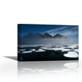 thumbnail image 1 of Ice floes in pond inlet, northeast Baffin Island, Canada - Contemporary Fine Art Giclee on Canvas Gallery Wrap - wall décor - Art painting - 36 x 23 Inch - Ready to Hang, 1 of 2