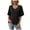 01-Black, variant on vigerkar Women's Solid Color Cute T Shirt Junior Tops Teen Girls Graphic Tees (Black, XL)