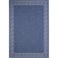 thumbnail image 1 of Contemporary Geometric Rug - 2 ft. x 3 ft., Midnight Blue, Indoor/Outdoor Bordered Rug, Fade Resistant, Water Proof Rug | Decorative Area Rugs, 1 of 8