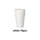 thumbnail image 4 of Toystoory 10 Uds. De vasos de papel de colores, vasos desechables, papeles de juguete, pintura de colores ambientales, zona de arte, pintura artesanal en Mostrada Blanco Toystoory HA071325-07, 4 of 6