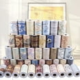 thumbnail image 2 of Guardoinrt Waterproof Wallpaper Border Living Space With Style Instantly Change Look Of Room PVC Creative Beige floret 1Set, 2 of 6
