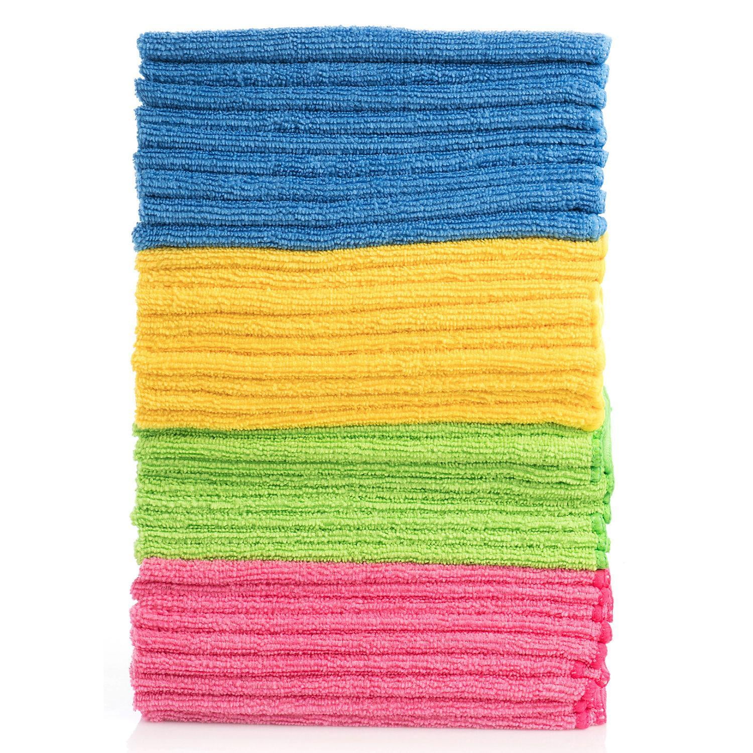 Hometex Microfiber Towels (48 pk., 4 colors)