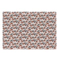 thumbnail image 1 of Tangerine Cutting Board, Abstract Repeating Pattern with Mandarins on Leafy Branches, Decorative Tempered Glass Cutting and Serving Board, in 3 Sizes, by Ambesonne, 1 of 2