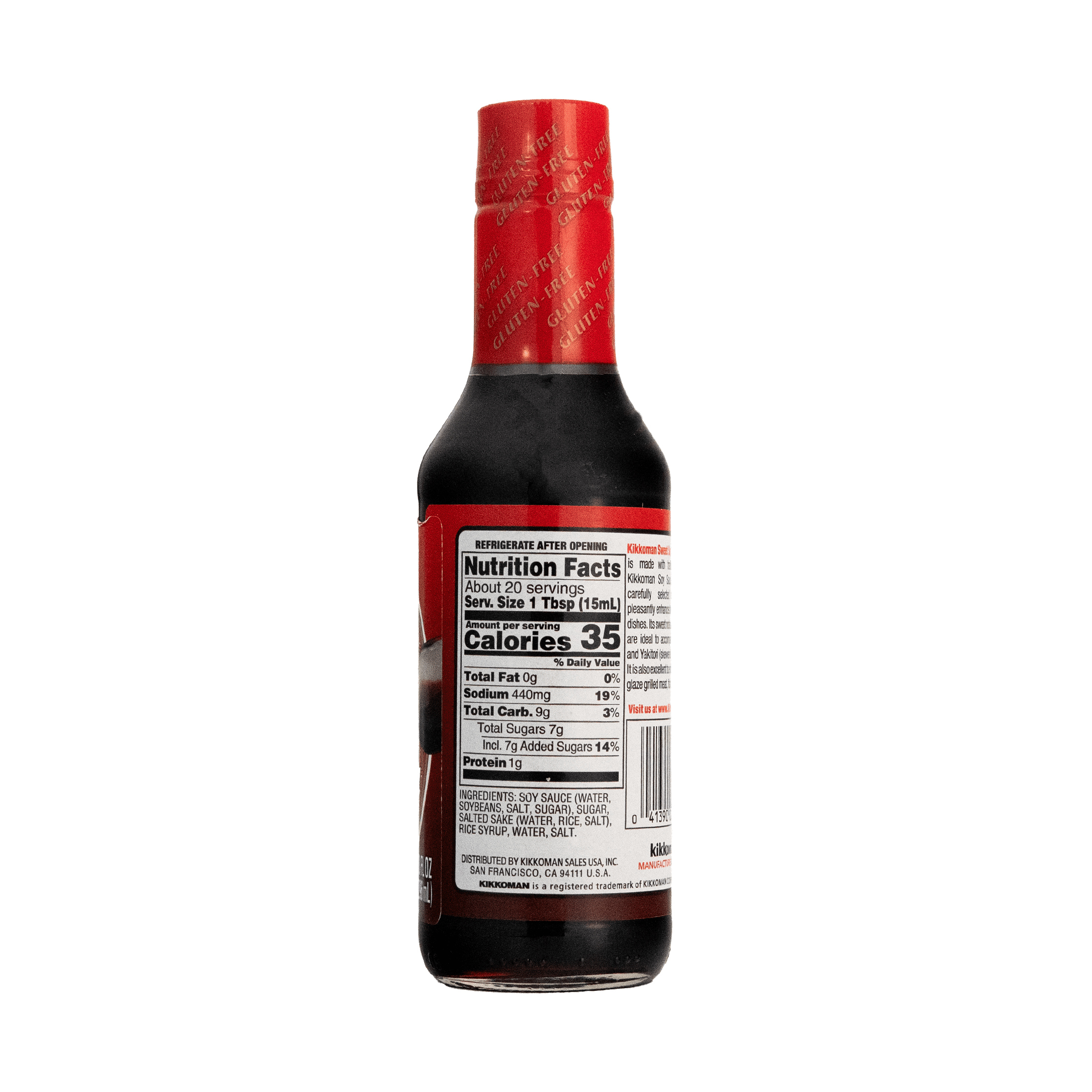 Kikkoman Gluten-Free Sweet Soy Sauce for Rice, 10 oz Glass Bottle