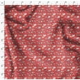 thumbnail image 4 of Soimoi Orange Cotton Poplin Fabric Rabbit Animal Printed Fabric 1 Yard 56 Inch Wide, 4 of 6