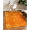thumbnail image 1 of Unique Loom 3137818 9 x 12 ft. Casino Sofia Rectangular Rug, Orange, 1 of 5
