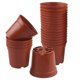 thumbnail image 2 of 200 Piezas 8,5 cm Macetas Redondas de Plástico Macetas Pequeñas para Plantas de Vivero Pequeñas Plantas En Macetas, 2 of 8