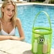 thumbnail image 1 of Bolsa de malla de gran capacidad con asas, bolsa de playa y piscina impermeable, separación de seco y mojado, ligera y duradera, cesta de almacenamiento multiusos., 1 of 9