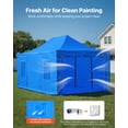 thumbnail image 3 of VEVOR Portable Paint Booth Tent, 231.1 x 156.7 x 70.08 inch Portable Garage Spray Tent, Waterproof Spray Booth with Foldable Frame Design & 4 Mesh Side Windows for Auto Parts, Furniture, Car Painting, 3 of 9