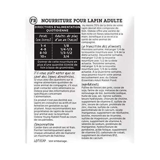 OxBow Essentials Adult Rabbit Food