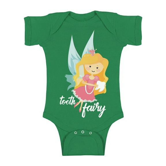 Awkward Styles Tooth Fairy One Piece Outfit for Newborn Baby Cute Tooth Fairy Gifts First Tooth Baby Bodysuit Short Sleeve Tooth Fairy Baby Shower Gifts First Tooth Party Kids First Tooth