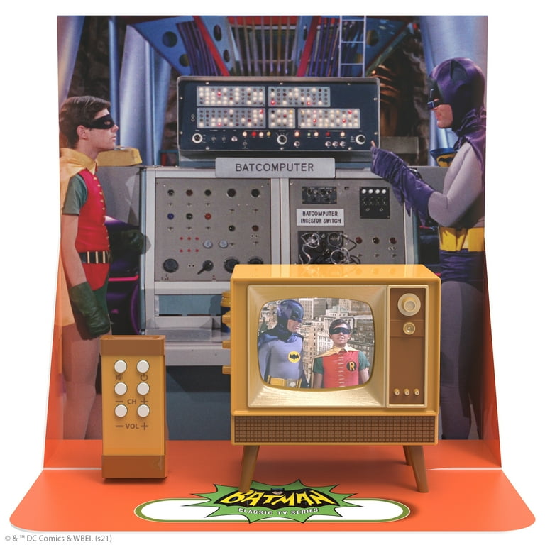 Basic Fun! Tiny TV Classics Batman Edition - Mini Collectible with
