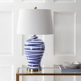 thumbnail image 4 of JONATHAN Y Joelie 29" Ceramic LED Table Lamp, Blue/White, JYL3016A, 4 of 6