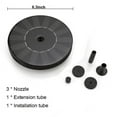 thumbnail image 6 of Peralng Solar Bird Bath Fountain Pump,1.4W Floating Solar Panel Kit Submersible Pump for Garden or Patio, 6 of 6
