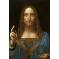 thumbnail image 2 of Da Vinci, Leonardo 11x14 Black Ornate Wood Framed with Double Matting Museum Art Print Titled - Salvator Mundi, 2 of 4