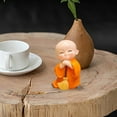 thumbnail image 5 of JoyMoreHome Buddha Statues Little Monk Figurines for DIY Zen Garden Car Dashboard Office Tabletop Shelf Home Decoration, 5 of 6