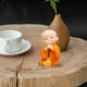 thumbnail image 3 of Figura De Monje Zen, Decoración De Bonsái De Resina, Adorno Para Meditación En El Hogar, Decoración Espiritual De Escritorio, Accesorio Para El Salpicadero Del Coche, 3 of 7