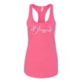thumbnail image 2 of Wild Bobby, Blessed Inspirational Quote Heart Love, Inspirational/Christian, Women Racerback Tank Top, Hot Pink, X-Large, 2 of 3