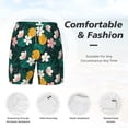 thumbnail image 5 of Lsque Mens Swim Trunks Tropical Fruit Pattern - Bathing Suit Compression Liner - Beach Swim Shorts Swimwear - (S-3XL) - Stretch Quick Dry -Large, 5 of 9