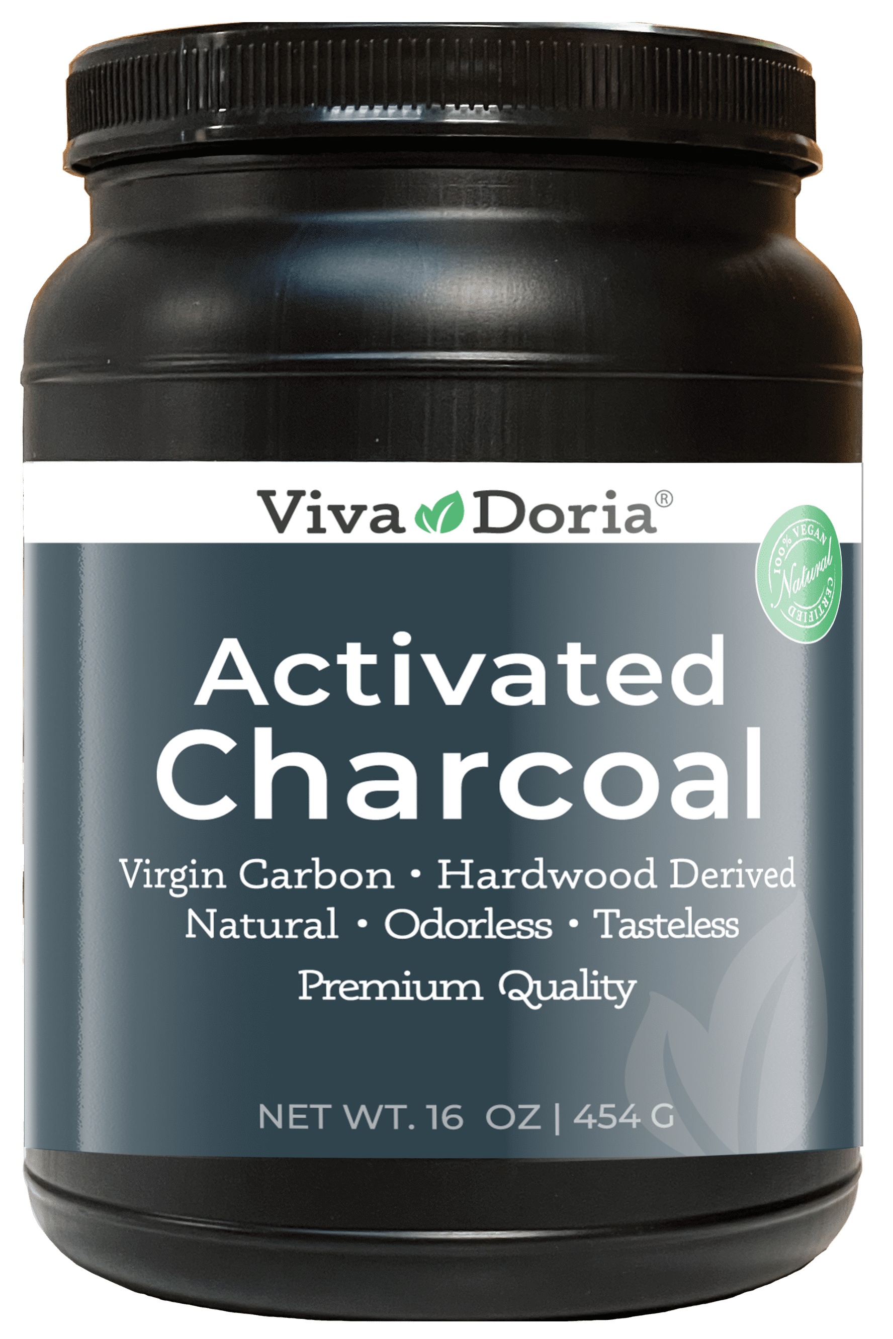 Viva Doria Activated Charcoal Powder (16 oz)