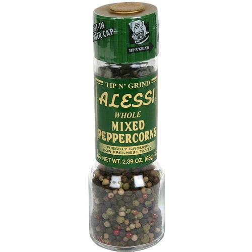 Alessi Whole Mixed Peppercorns, 2.39 oz (Pack of 6) by Alessi