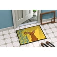 thumbnail image 4 of Summer Sunflowers Red Chihuahua Indoor or Outdoor Mat 24x36 36 in x 24 in, 4 of 5
