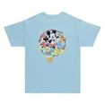 thumbnail image 2 of Disney Women's Mickey Mouse Shirt, Classic Printed Cartoon Disney T-shirt Freshwater Blue - L, 2 of 5