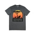 thumbnail image 4 of Disney The Lion King Hakuna Matata Tree Silhouette Orange Sunset Men's T-shirt, 4 of 5