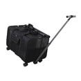 thumbnail image 4 of Maleta de viaje portátil extragrande para mascotas, con ruedas y bolsa de viaje desmontable para perros y cachorros. Negro, 4 of 9