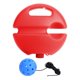 thumbnail image 5 of Pickleball Trainer Pickleball Ball con cordón portátil para interiores y exteriores con asa Rojo con bola azul, 5 of 8