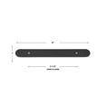 thumbnail image 3 of GlideRite 8" Rounded Backplate 5-1/16" 128mm Center-Center, Matte Black, 3 of 3