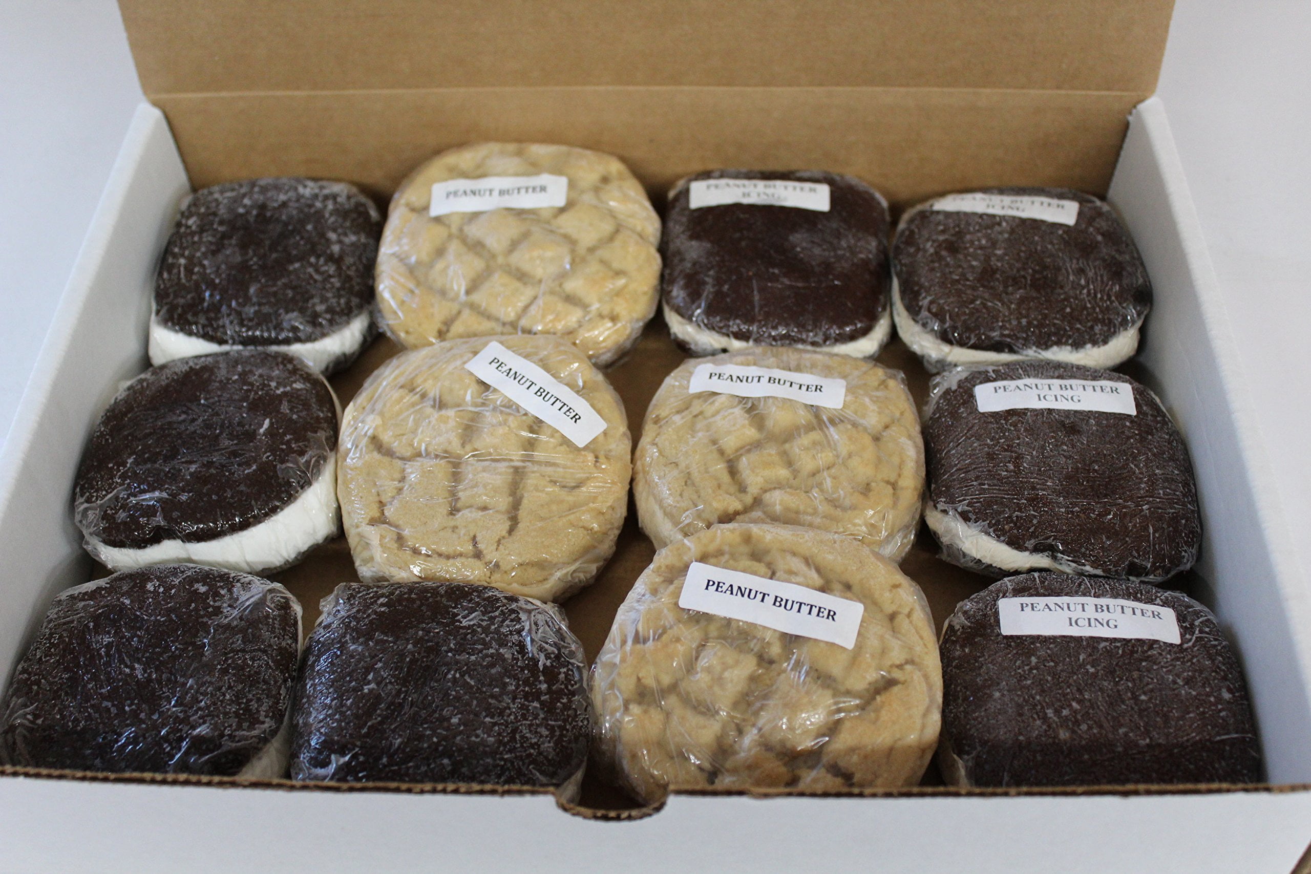 AmishTastes Bird-in-Hand Homemade Whoopie Pies, Chocolate Peanut Butter Lovers, Favorite Amish Food Pack of 12