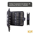 thumbnail image 4 of Punzon Letra y Número Juego con 36 Piezas 4 mm Kingsman Kingsman 300330, 4 of 7