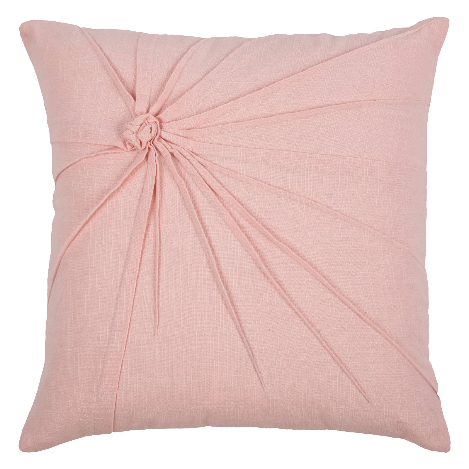 Rizzy Home Decorative Poly Filled Throw Pillow Twisted Tacked Knot 18