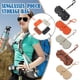 thumbnail image 2 of Bolsa de gafas de sol de PU de gran valor con patrón de lichi, bolsa para gafas de muñeca, estuche para gafas de sol colgante, 2 of 7