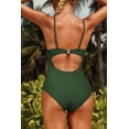 thumbnail image 4 of BeautyIn Women Halter Monokini Soild Swimwear Beach Bathing Suit 1 Piece, 4 of 4