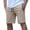 Khaki, variant on Besolor Men Running Shorts Casual Loose Drawstring Elastic Waist Wide Leg Summer Workout Short Pants with Zipper Pockets(X-Large,White)