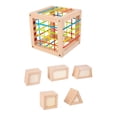 thumbnail image 1 of Juguete clasificador para bebés, cubo colorido, formas sensoriales múltiples, juguetes de aprendizaje, habilidades motoras finas para niñas y niños, regalos, 1 of 11