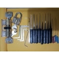thumbnail image 3 of Juego de selección de cerradura profesional, herramientas de mano, herramientas de cerrajero, quitar ganchos, pasador de bloqueo, Extractor de llaves rotas, práctica, combinación de bloqueo, 3 of 4