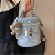 thumbnail image 4 of Versatile Fashion Tote Bag Summer Waterproof Casual PU Leather Handbag Daily Casual Flair, 4 of 5