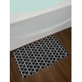 thumbnail image 2 of Octopus Bath Mat, Abstract Retro Style Silhouettes Marine Monster Characters Simplistic Design, Non-Slip Plush Mat Bathroom Kitchen Laundry Room Decor, 29.5 X 17.5 Inches, Black and White, Ambesonne, 2 of 2