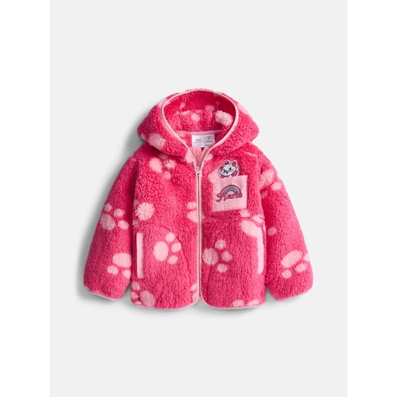 Character Toddler Fleece Jacket with Hood, Sizes 12M-5T