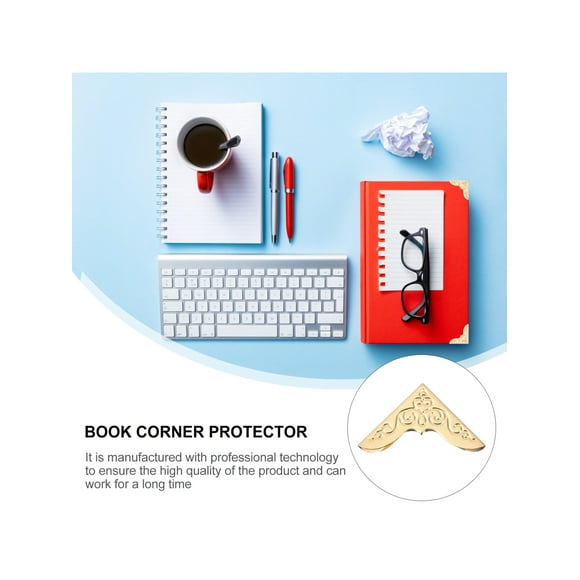 20pcs Book Corner Prime Durable Premium Sturdy Cover Protector Guard for Album Book