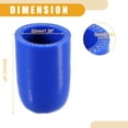 thumbnail image 4 of 1 unidad de tap?n de extremo de manguera de vac?o de admisi?n de tapa de refrigerante de silicona universal de 32mm 1.26 "ID-coche para puerto de agua de vac?o de derivaci?n del calentador de refrigerante-azul de silicona Unique Bargains Tapa de manguera de silicona, 4 of 6